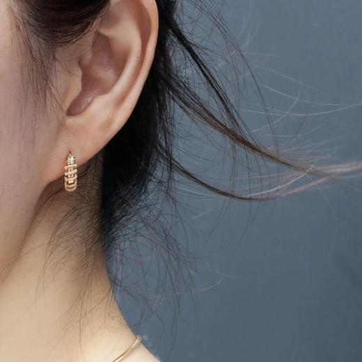 SpoiledBrat Jewelry金色螺旋耳圈系列 | 注金款 商品图5