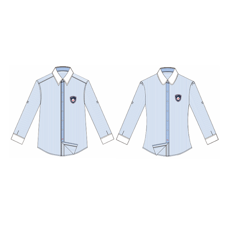 绍兴一中——男女长袖衬衫（温馨提醒：此衬衣不含校徽，徽标需单独购买哦~）