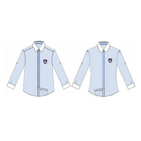 绍兴一中——男女长袖衬衫（温馨提醒：此衬衣不含校徽，徽标需单独购买哦~）