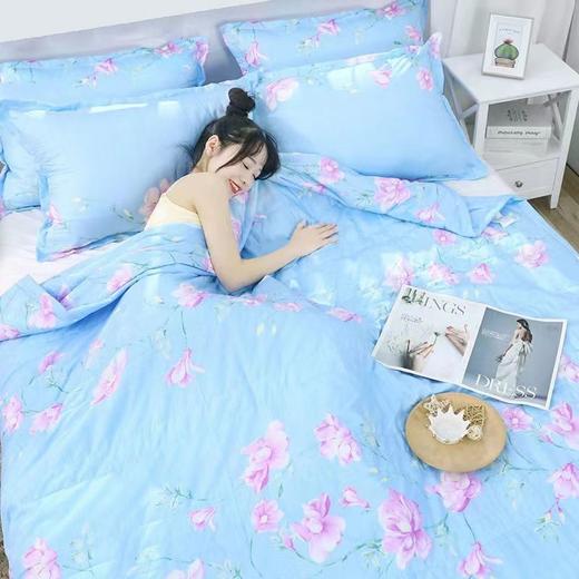 【恋上这亲肤般的裸睡感】夏凉被空调被，夏天被子，单人双人夏被，学生宿舍可机洗薄被子 商品图4