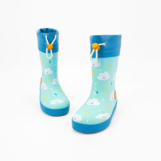 【bay-b】儿童中筒雨鞋 防滑耐磨 商品图2