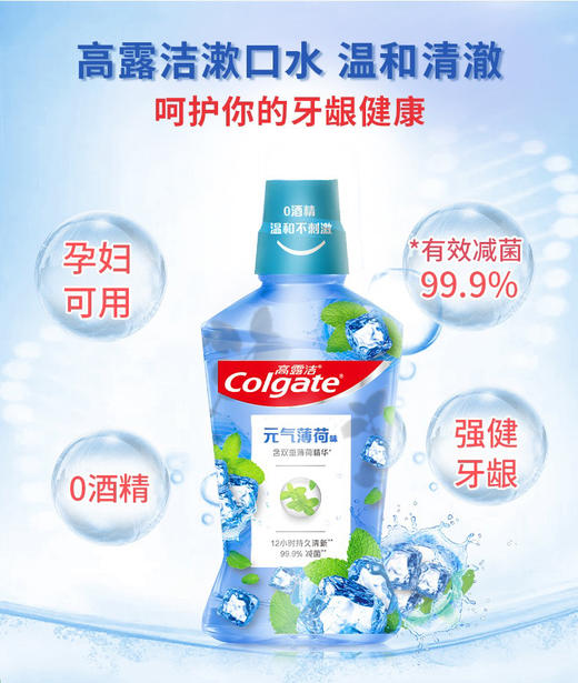 高露洁元气薄荷味漱口水250ml 商品图0