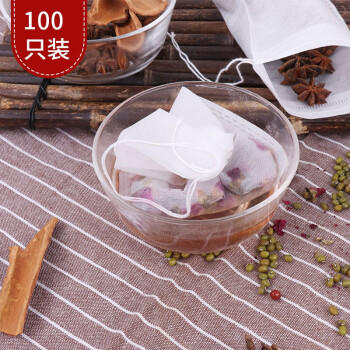 拜杰煲汤袋隔渣袋 卤料袋抽线无纺布茶包袋中药袋煎药袋一次性过滤袋 商品图1