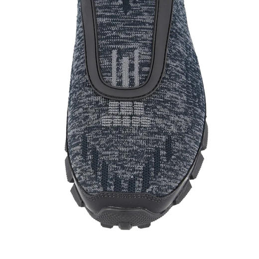 PRADA 普拉达 男士再生尼龙字母徽标休闲运动鞋 黑色 4O3223 2OAO F0P97 商品图3