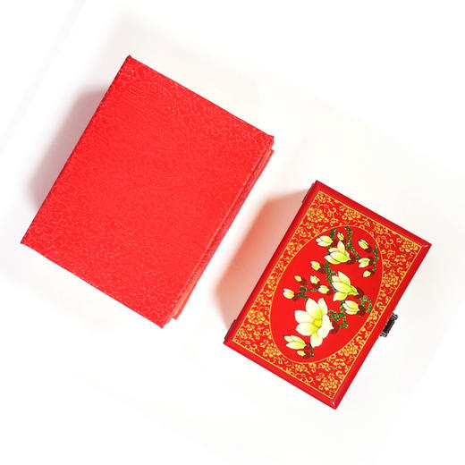 平遥推光漆器非遗纯手工收纳首饰盒彩绘节庆礼物 商品图1