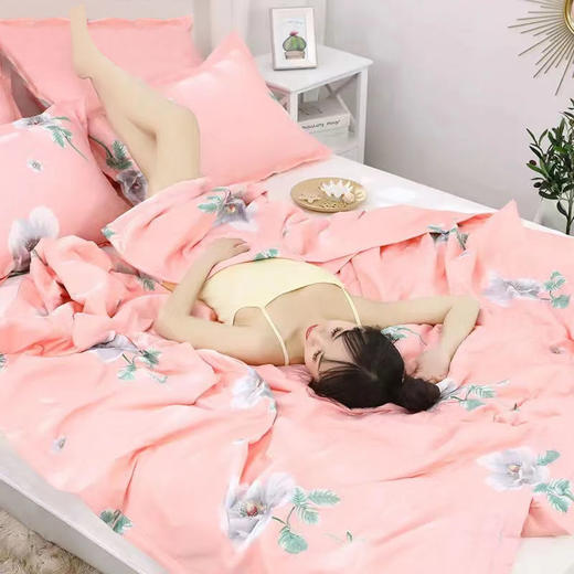 【恋上这亲肤般的裸睡感】夏凉被空调被，夏天被子，单人双人夏被，学生宿舍可机洗薄被子 商品图2