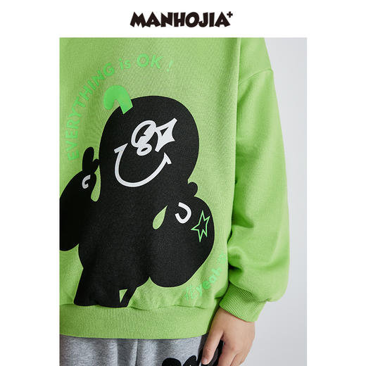 漫画家潮牌童装【万事都yeah】亲子卫衣秋季新款涂鸦上衣 商品图3