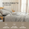 素时代床上四件套纯棉 A类100%全棉日式水洗棉被套1.8/2.0米床 灰密条 商品缩略图2