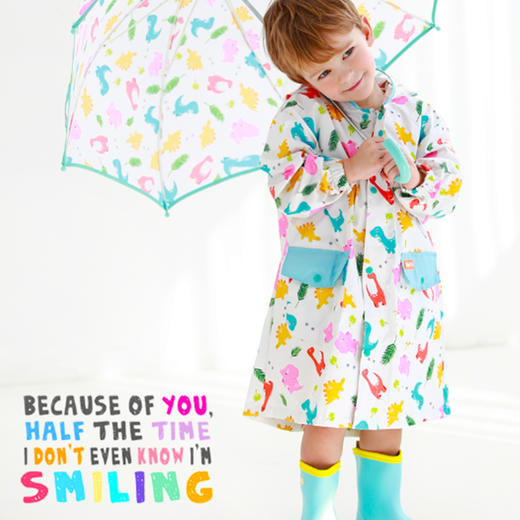 【bay-b】儿童雨衣 全身带书包位 商品图1