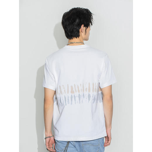 Lee商场同款22春夏新品舒适版多色圆领扎染男短袖T恤LMT0016014DR 商品图1