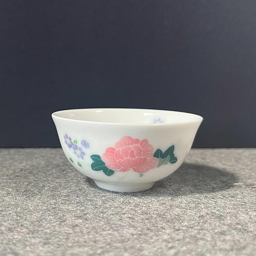 毛瓷四季花卉杯 商品图3