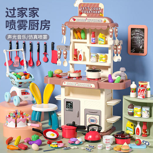 厨房玩具套装仿真厨具做饭煮饭4宝宝5女童3岁以上6儿童女孩过家家 商品图8