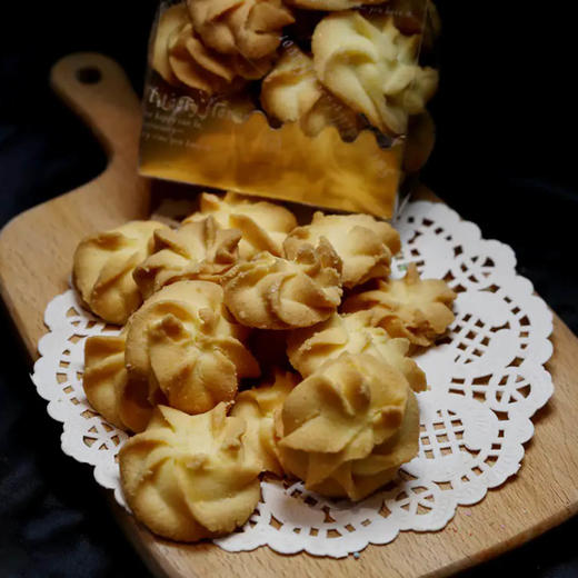 1502旋风黄油曲奇 Shortbread Cookies发酵解馋点心小零食下午茶休闲食品 商品图0