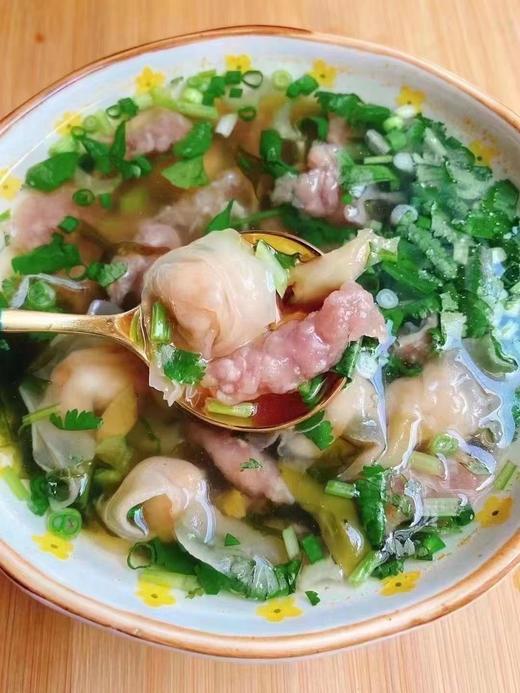 【新品到~】私房肉燕馄饨 烧开汤水加入肉燕煮至沸腾3-5分钟即可 出汤不糊 清甜美味色香味俱全 商品图2