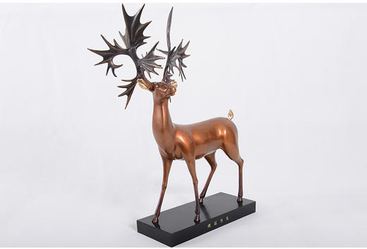 宇达青铜全铜摆件《鸿运当头》创意礼品 工艺品 家居饰品摆件 商品图3