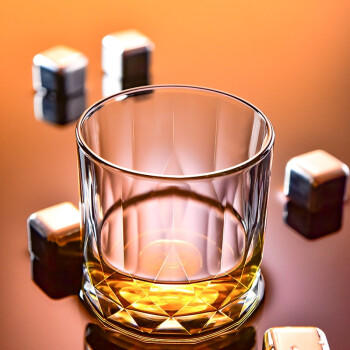 Ocean进口威士忌酒杯家用玻璃洋酒杯烈酒杯加厚水杯啤酒杯套装350ml6只 商品图2