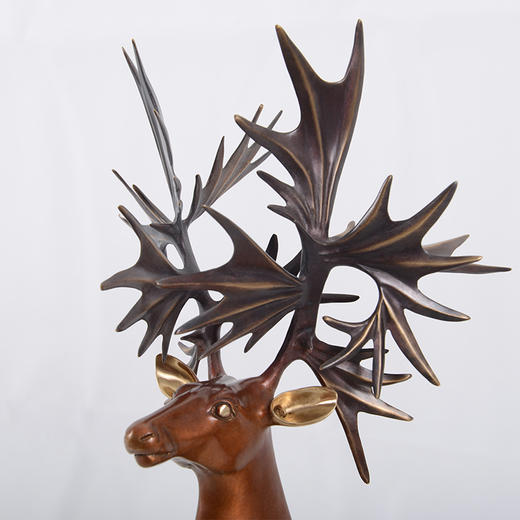 宇达青铜全铜摆件《鸿运当头》创意礼品 工艺品 家居饰品摆件 商品图2