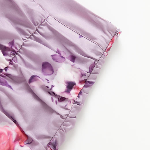 西遇碎花半身裙女2022年夏季新款法式气质通勤甜辣褶皱A字包臀裙11421078 商品图5