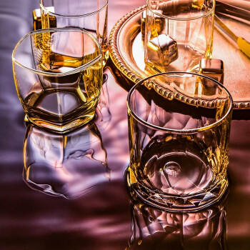 Ocean进口威士忌酒杯家用玻璃洋酒杯烈酒杯加厚水杯啤酒杯套装350ml6只 商品图8