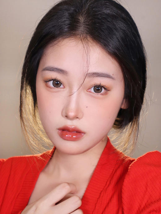 Allecon半年抛款式 · 焦糖小丸子 · 14.2mm中等直径 · 韩产2片 商品图11