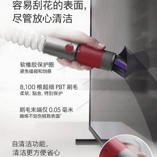 戴森V12 Detect Slim Fluffy无绳吸尘器（2022款） 商品图9