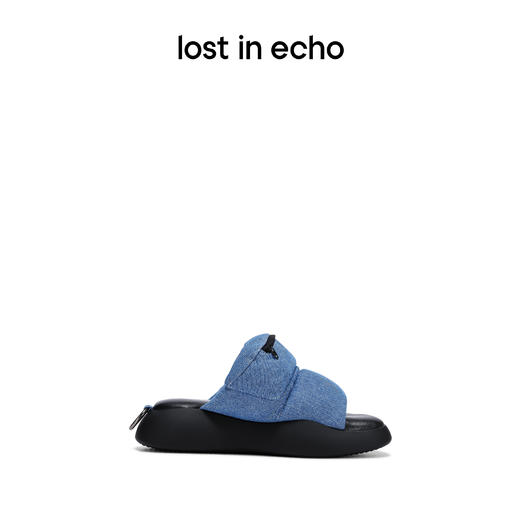 lost in echo 设计师品牌口袋收纳个性填充感一脚蹬外穿沙发拖 商品图1