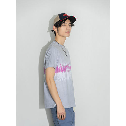 Lee商场同款22春夏新品舒适版多色圆领扎染男短袖T恤LMT0016014DR 商品图3