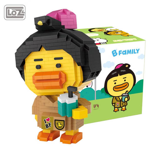 T LOZ积木     9267   喝奶茶鸭 商品图4