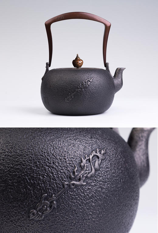 晋韵堂小五台山纯手工老铁壶铸铁生铁壶烧水壶茶具送礼晋城煮茶器 商品图1