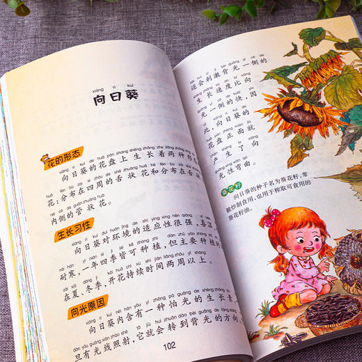 中国少年儿童百科全书322页彩图注音版动物世界植物天地海洋生物一二三年级课外阅读书籍科普读物绘本写给孩子的百科全书 商品图2