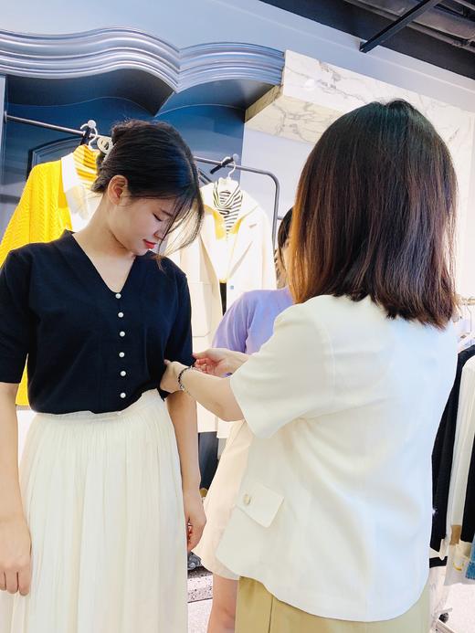 【百图lulu定制】【香榭丽小香风】 气质圆领 宽松显瘦 短袖外套 商品图6