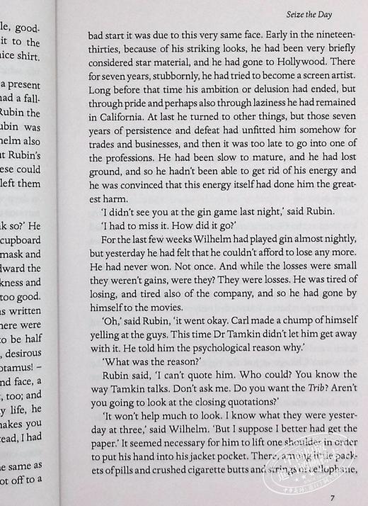 【中商原版】及时行乐，只争朝夕 英文原版 Seize the Day Saul Bellow Penguin UK 美国现当代文学 商品图7