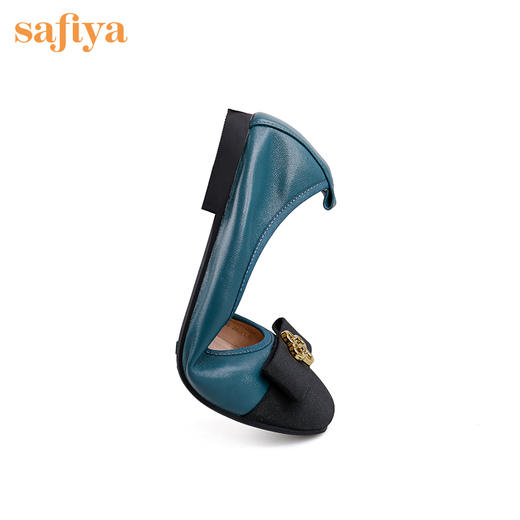 商场同款| 索菲娅花饰扣优质羊皮舒适软底蛋卷鞋2022秋单鞋SF23111054 商品图5