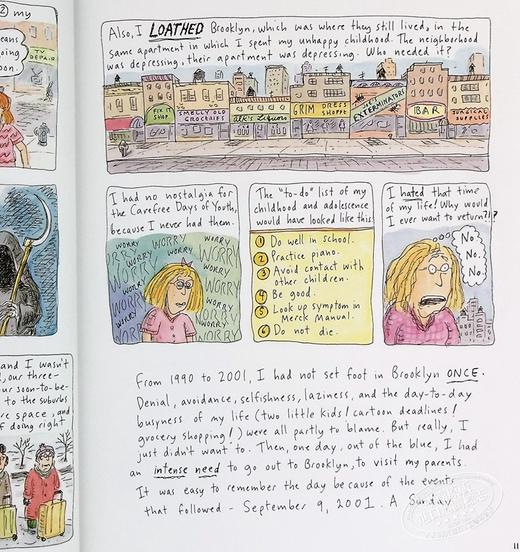 我们说点高兴的事儿不好吗 英文原版 绘本小说 Can't We Talk about Something More Pleasant? Roz Chast Bloomsbury US 商品图5