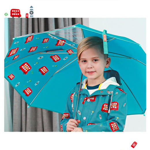 【bay-b】儿童长柄雨伞 晴雨两用 商品图3