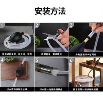 梦庭 茶渣桶 滤茶桶 废水桶垃圾桶大号茶水桶茶盘排水桶 A58190 商品图5