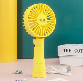 迷你手持小风扇usb充电型随身便携式静音桌面大风力