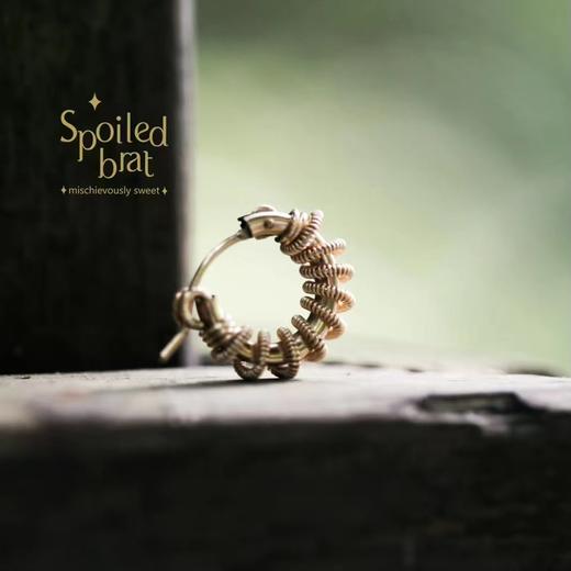 SpoiledBrat Jewelry金色螺旋耳圈系列 | 注金款 商品图2