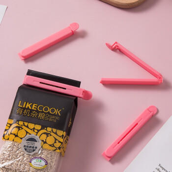 拜杰 食品封口夹子食品夹零食密封夹厨房保鲜袋封口器茶叶袋夹12只 商品图3