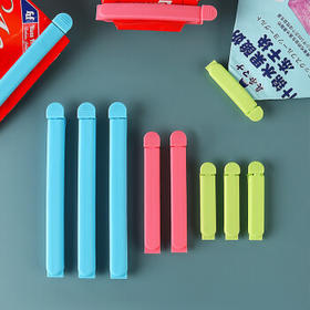 拜杰 食品封口夹子食品夹零食密封夹厨房保鲜袋封口器茶叶袋夹12只