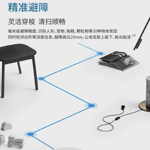 科沃斯扫地机器人X1 OMNI  扫拖洗烘一体机 商品图6