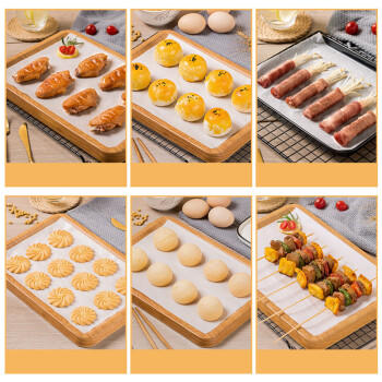 杰凯诺烤箱专用纸烘焙纸 硅油纸 烤肉纸油布 空气炸锅纸35*25cm50片装 商品图4