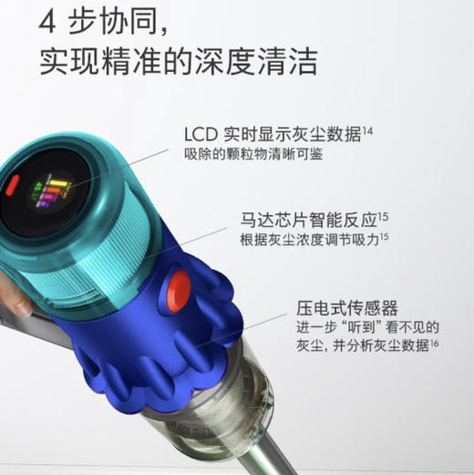 戴森V12 Detect Slim Fluffy无绳吸尘器（2022款） 商品图12