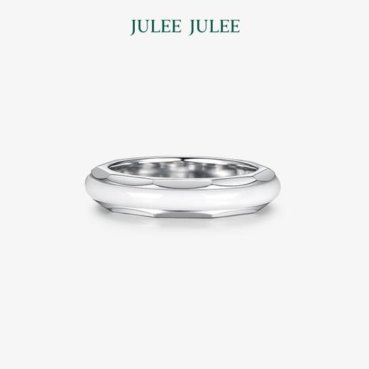 【花园】JULEE JULEE茱俪珠宝 18K白金孔雀石/紫水晶/白玛瑙 戒指 商品图4