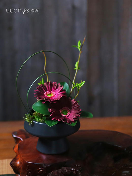 新中式高端仿真花艺摆件酒店客厅茶室茶几餐厅桌面售楼处软装饰品 商品图3