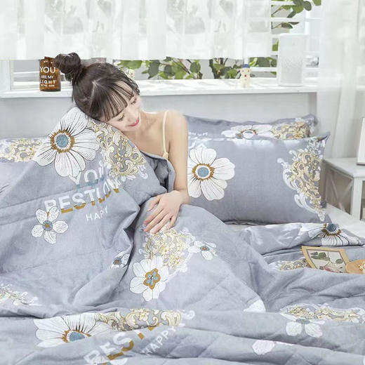 【恋上这亲肤般的裸睡感】夏凉被空调被，夏天被子，单人双人夏被，学生宿舍可机洗薄被子 商品图6