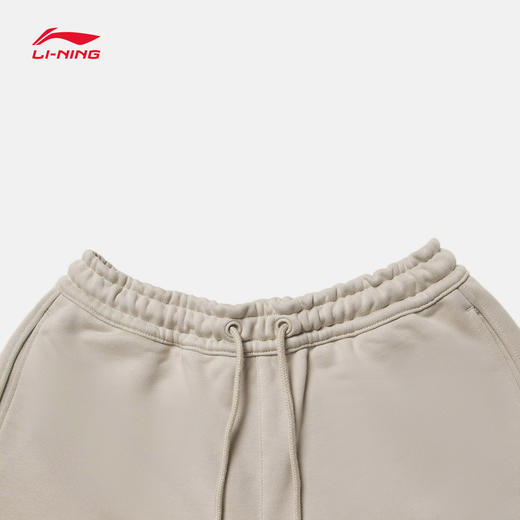 【S/L断码】中国李宁短卫裤女装女士2022新款秋季女装裤子宽松运动裤AKSSA86【库存有限，如无货将做退款，介意慎拍！】 商品图4