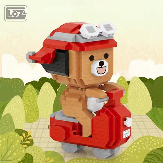 T LOZ积木     9277   小熊摩托 商品图3