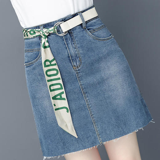 GNFS-GL183新款时尚气质高腰显瘦牛仔短裙 商品图7