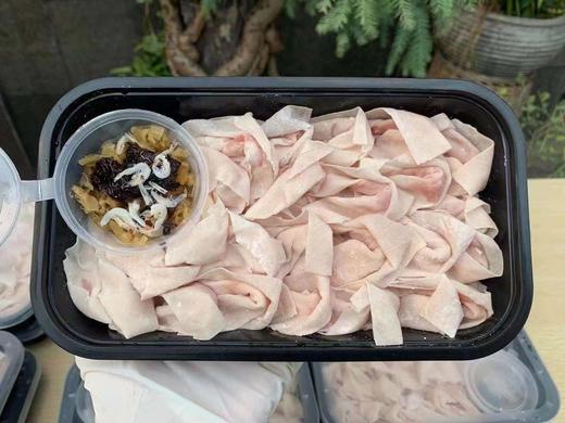 【新品到~】私房肉燕馄饨 烧开汤水加入肉燕煮至沸腾3-5分钟即可 出汤不糊 清甜美味色香味俱全 商品图3